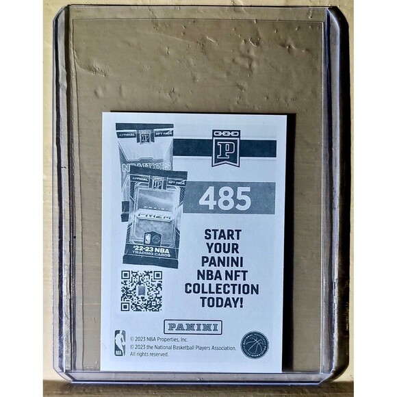 2023-24 Keyonte George Panini NBA Basketball #485 Sticker Utah Jazz - Picture 2 of 2